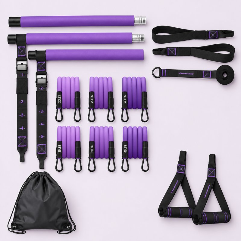 Kit Pilates Barre + Élastiques